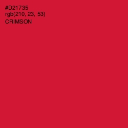 #D21735 - Crimson Color Image