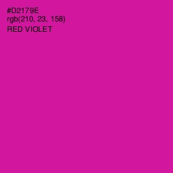 #D2179E - Red Violet Color Image