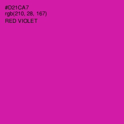 #D21CA7 - Red Violet Color Image