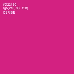 #D22180 - Cerise Color Image