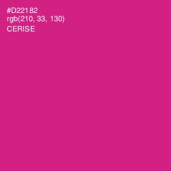 #D22182 - Cerise Color Image