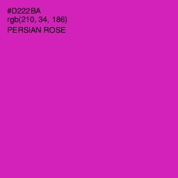 #D222BA - Persian Rose Color Image