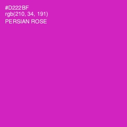 #D222BF - Persian Rose Color Image