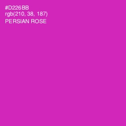 #D226BB - Persian Rose Color Image