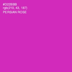 #D22BBB - Persian Rose Color Image