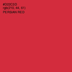 #D22C3D - Persian Red Color Image