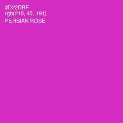 #D22DBF - Persian Rose Color Image