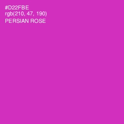 #D22FBE - Persian Rose Color Image