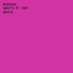 #D233A2 - Cerise Color Image