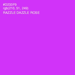 #D233F9 - Razzle Dazzle Rose Color Image