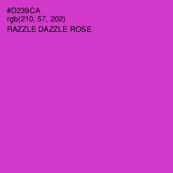 #D239CA - Razzle Dazzle Rose Color Image