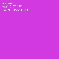 #D239E1 - Razzle Dazzle Rose Color Image