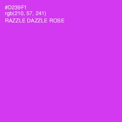 #D239F1 - Razzle Dazzle Rose Color Image