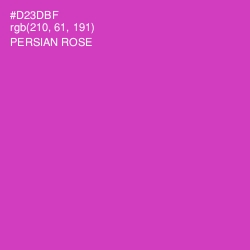 #D23DBF - Persian Rose Color Image