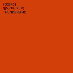 #D23F08 - Thunderbird Color Image