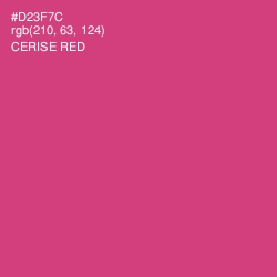 #D23F7C - Cerise Red Color Image