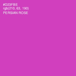 #D23FBE - Persian Rose Color Image