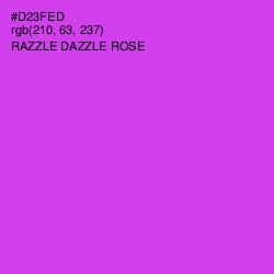 #D23FED - Razzle Dazzle Rose Color Image