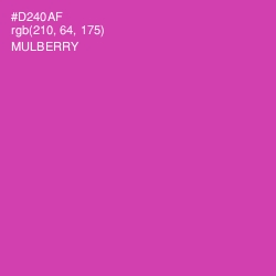 #D240AF - Mulberry Color Image