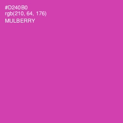 #D240B0 - Mulberry Color Image