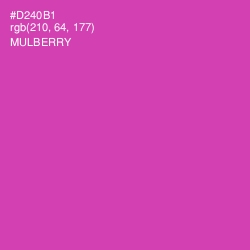 #D240B1 - Mulberry Color Image