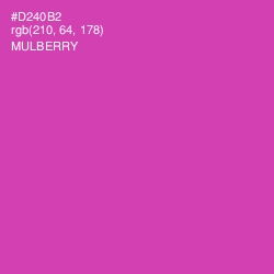#D240B2 - Mulberry Color Image