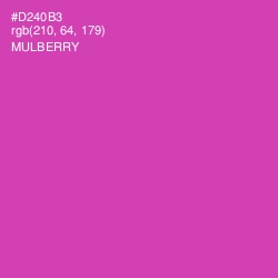 #D240B3 - Mulberry Color Image