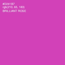 #D241B7 - Brilliant Rose Color Image
