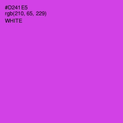 #D241E5 - Fuchsia Pink Color Image