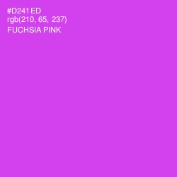 #D241ED - Fuchsia Pink Color Image