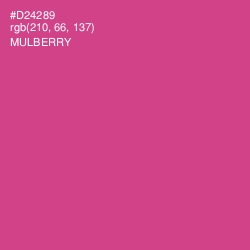 #D24289 - Mulberry Color Image