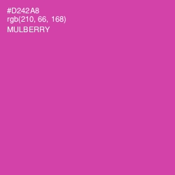 #D242A8 - Mulberry Color Image