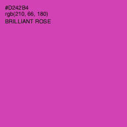 #D242B4 - Brilliant Rose Color Image