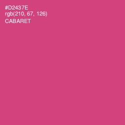 #D2437E - Cabaret Color Image