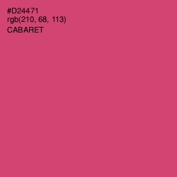 #D24471 - Cabaret Color Image