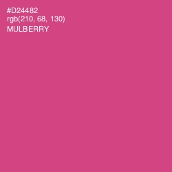 #D24482 - Mulberry Color Image