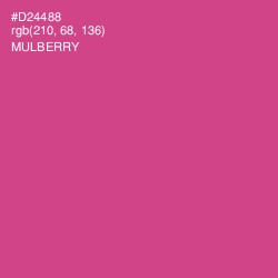 #D24488 - Mulberry Color Image