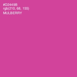 #D2449B - Mulberry Color Image