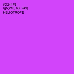 #D244F9 - Heliotrope Color Image