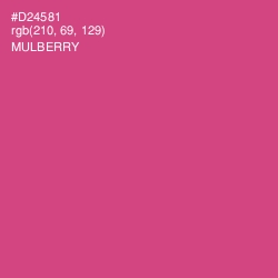 #D24581 - Mulberry Color Image