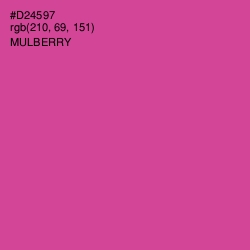 #D24597 - Mulberry Color Image