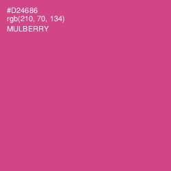 #D24686 - Mulberry Color Image