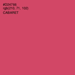 #D24766 - Cabaret Color Image