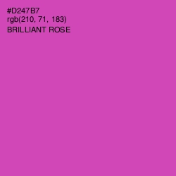 #D247B7 - Brilliant Rose Color Image