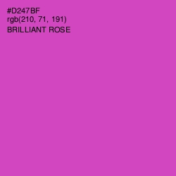 #D247BF - Brilliant Rose Color Image