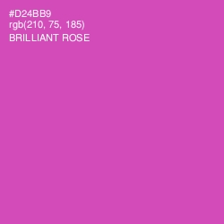 #D24BB9 - Brilliant Rose Color Image