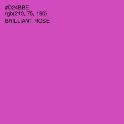 #D24BBE - Brilliant Rose Color Image