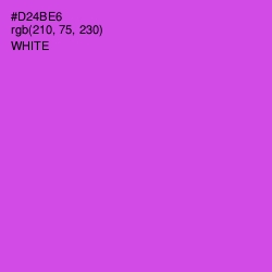 #D24BE6 - Orchid Color Image