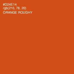 #D24E14 - Orange Roughy Color Image