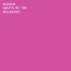 #D2509F - Mulberry Color Image